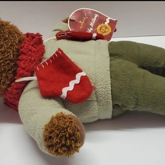 Hallmark Teddy Mittens 100th Anniversary Teddy Bear Plush Bear Doll W Hang Tag - Picture 8 of 9
